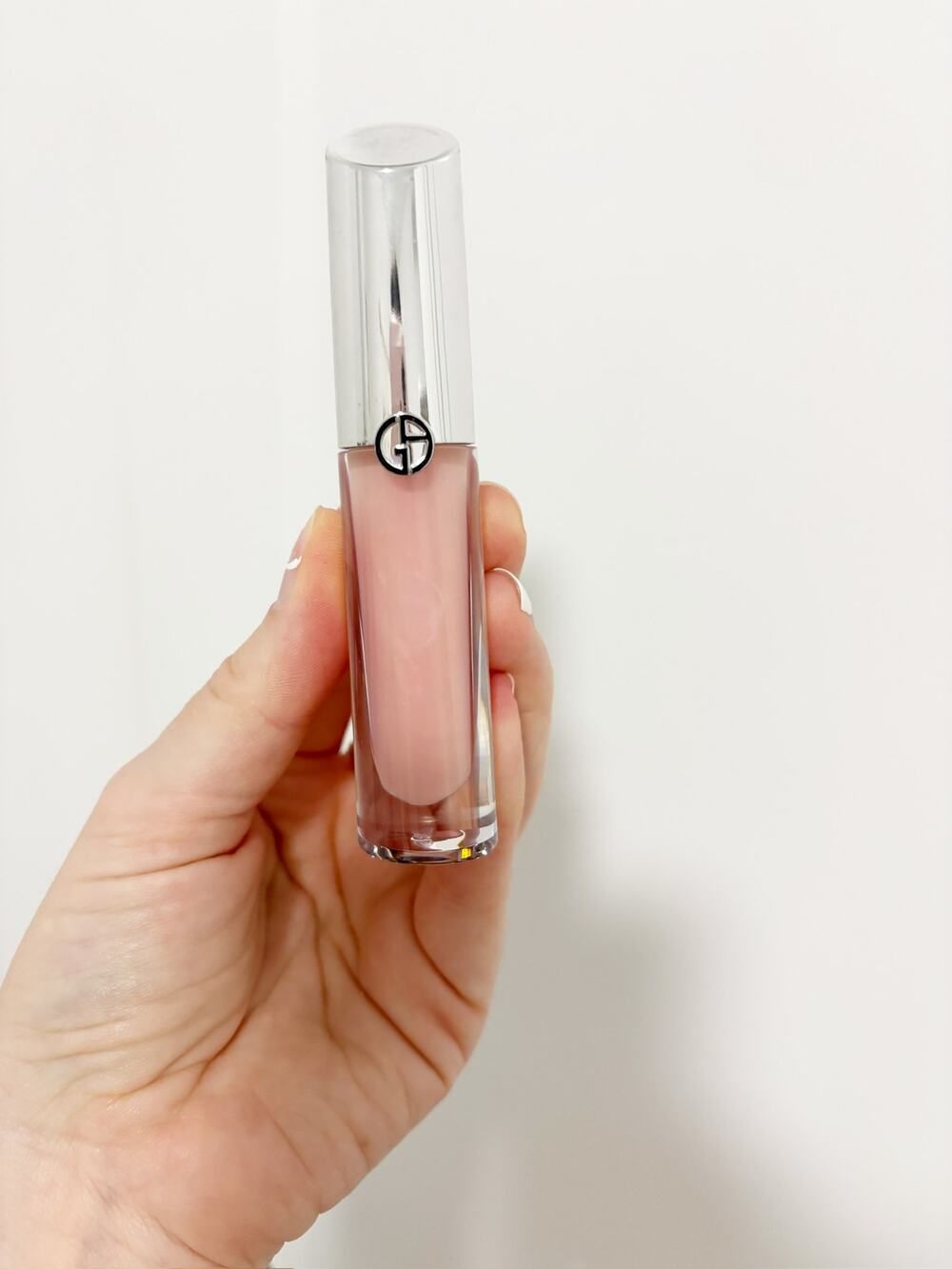 NEW Giorgio Armani Beauty Prisma Glass Lip Gloss in 08 Sugar Pink